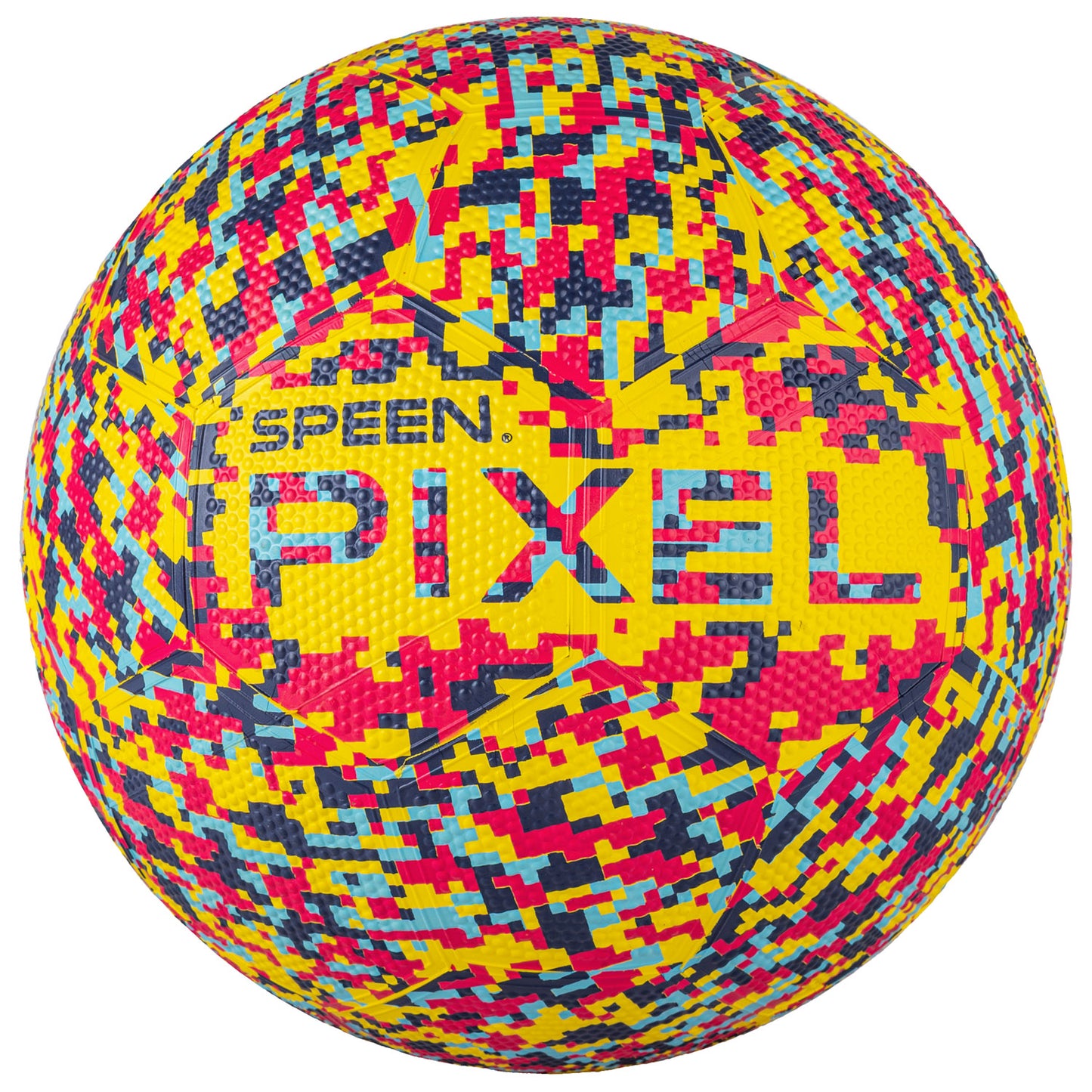 Ballon PIXEL Jaune taille 4