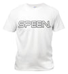 T-shirt blanc SPEEN outline