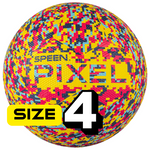 Ballon PIXEL Jaune taille 4